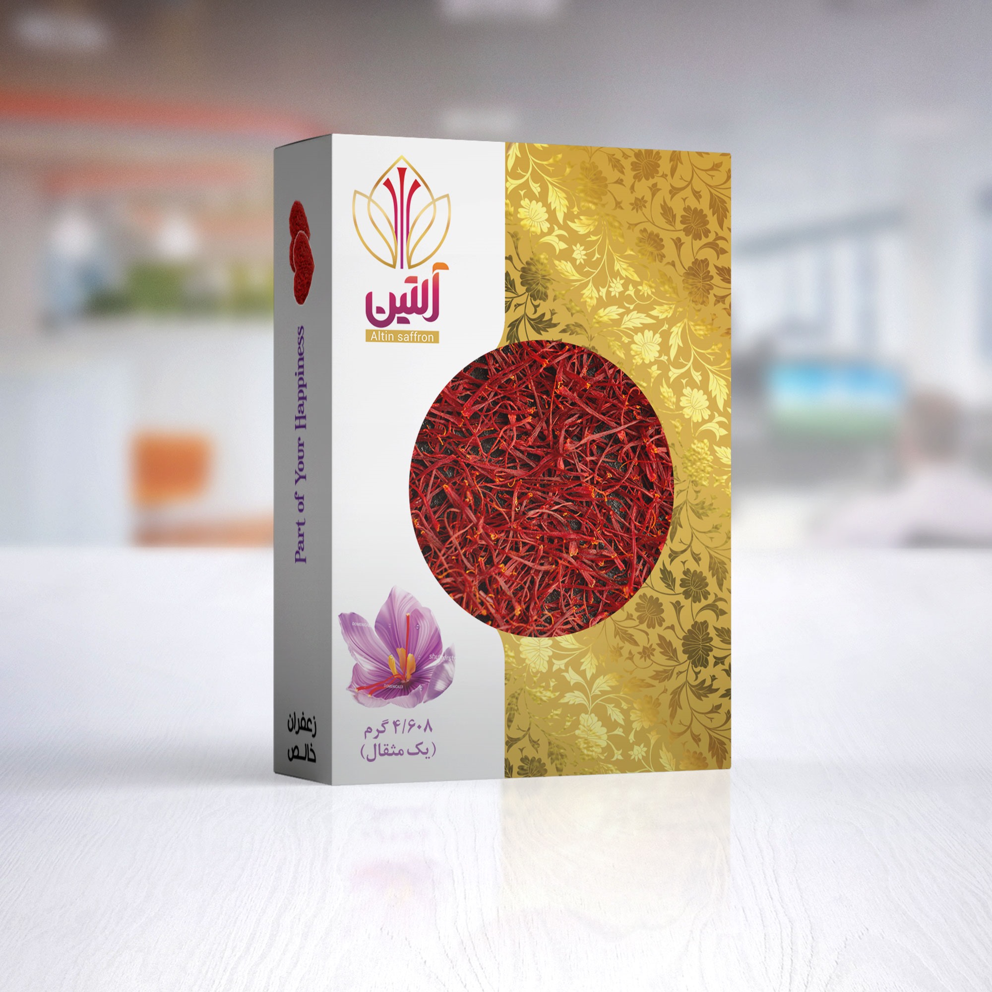 زعفران سرگل یک مثقالی زرین